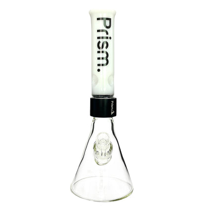 Prism Pipes 14” White Prism Beaker Bong