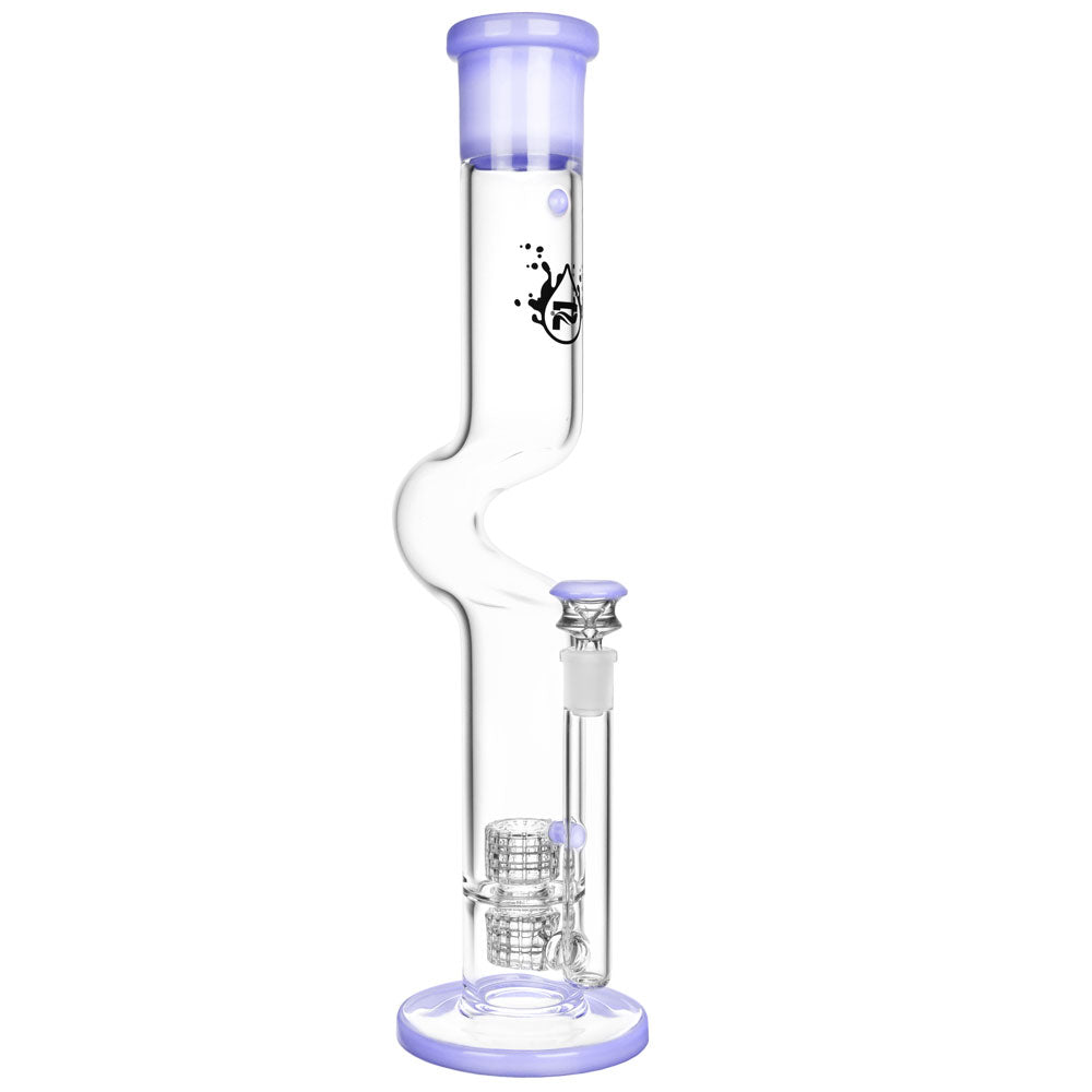 Pulsar Bent Tube Bong Purple