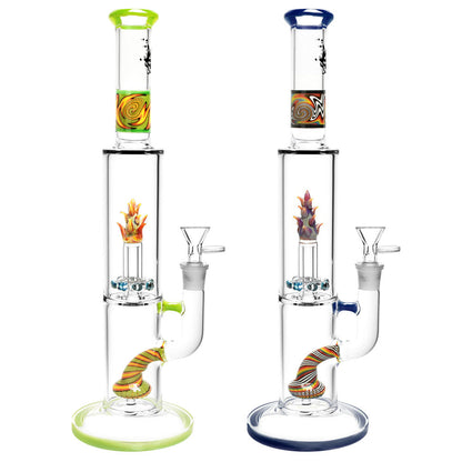 Pulsar 15” Spiral Space Glow Bong