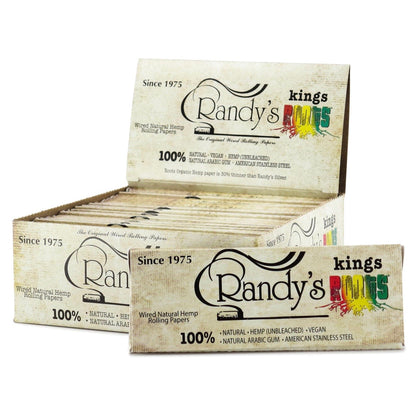 Randy’s King Roots - XL Organic Hemp Wired Rolling Papers