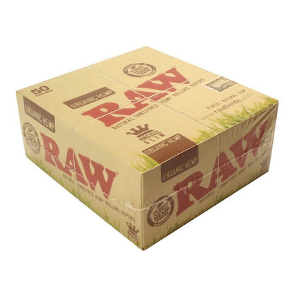 Raw® Organic Hemp King Slim Rolling Papers