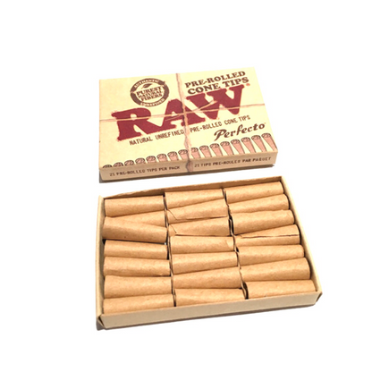 Raw® Perfecto Pre-Rolled Cone Tips (21 Pack)