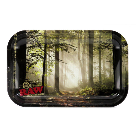 Raw® Mini Smokey Forest Trees Rolling Tray (7" x 5")