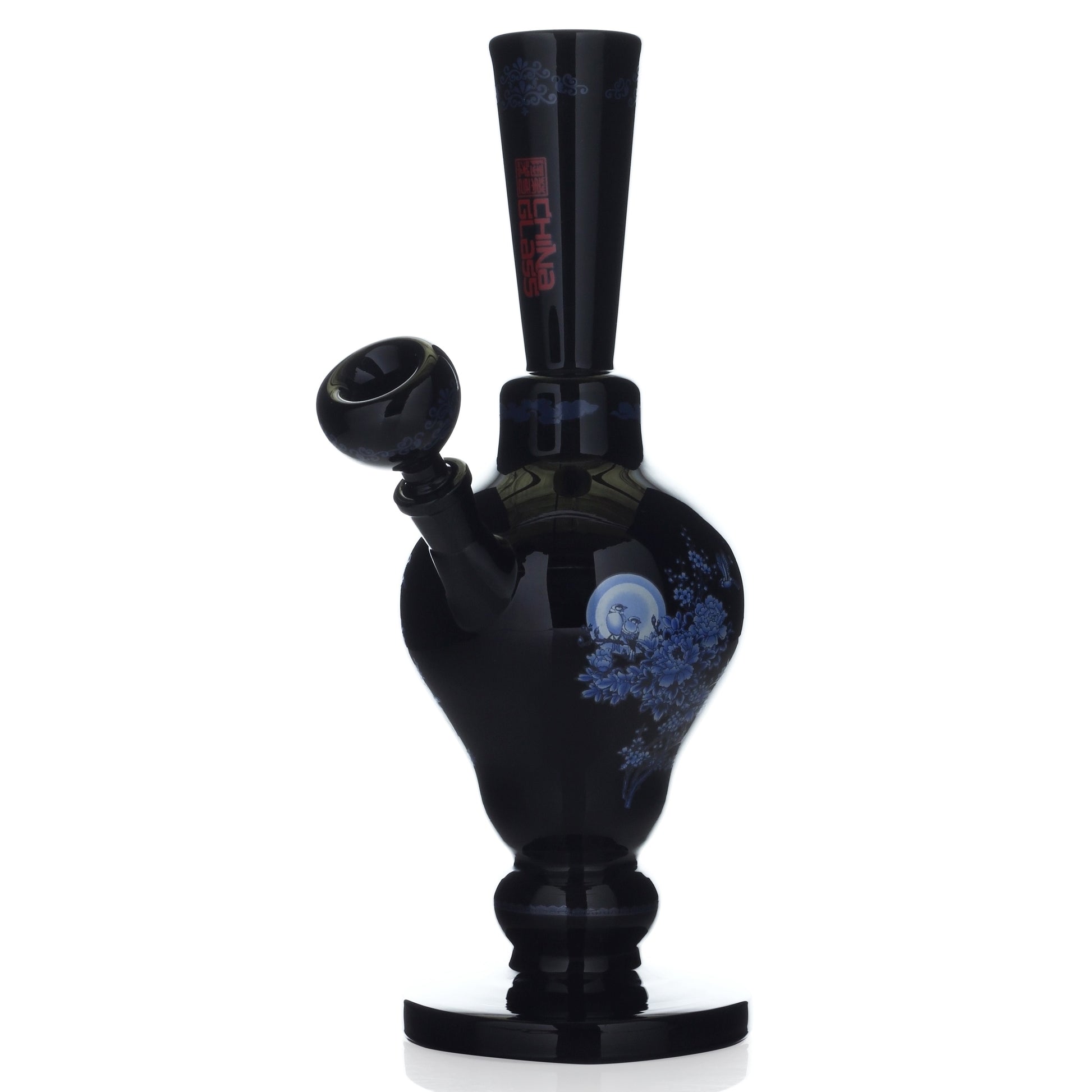The China Glass "Cao Cao" Dynasty Vase - 12” Water Pipe 