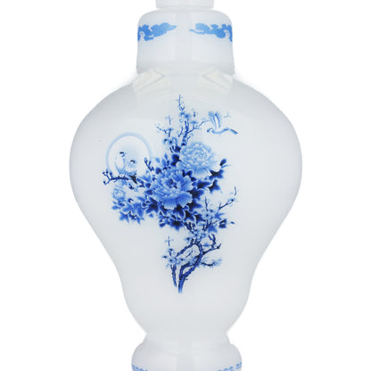 The China Glass "Cao Cao" Dynasty Vase - 12” Water Pipe 