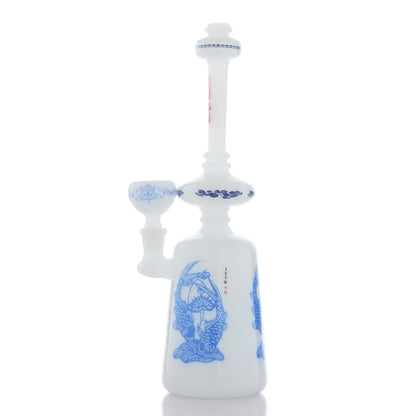 The China Glass "Sui" Dynasty Vase - 11.5” Beaker Bong 