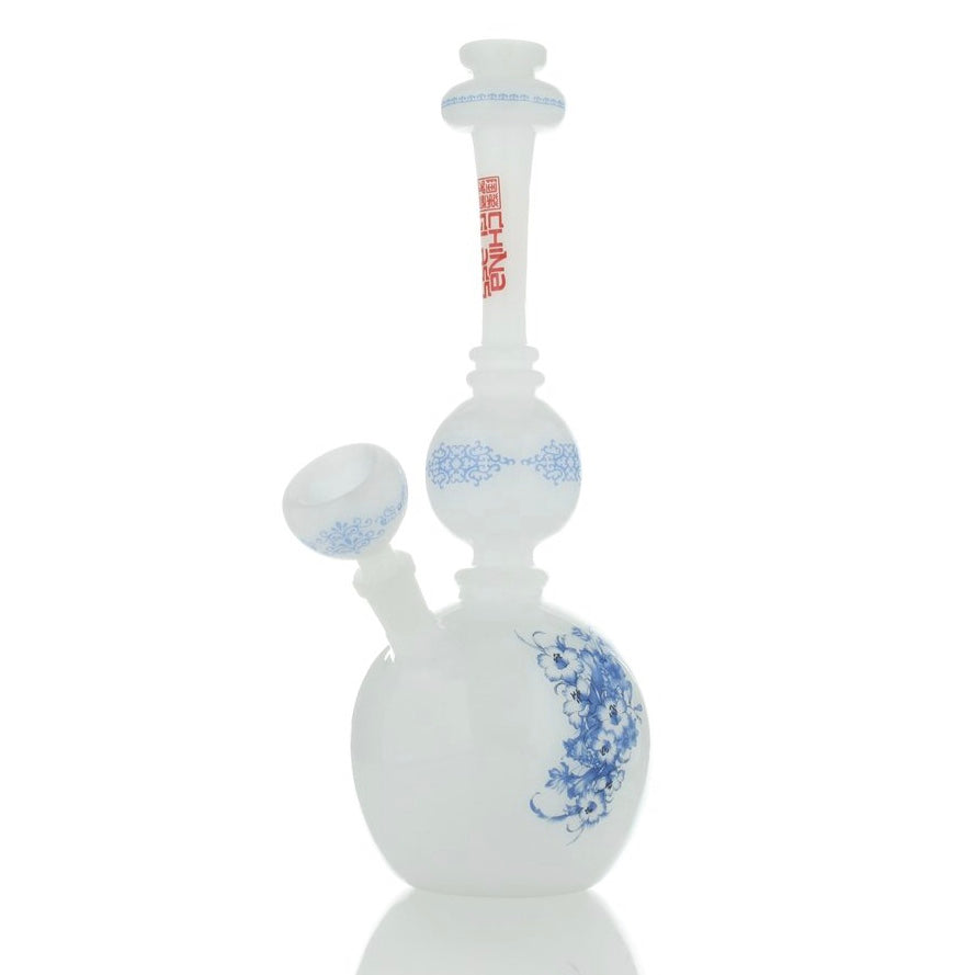 The China Glass "Tang" Dynasty Vase - 11” Water Pipe 