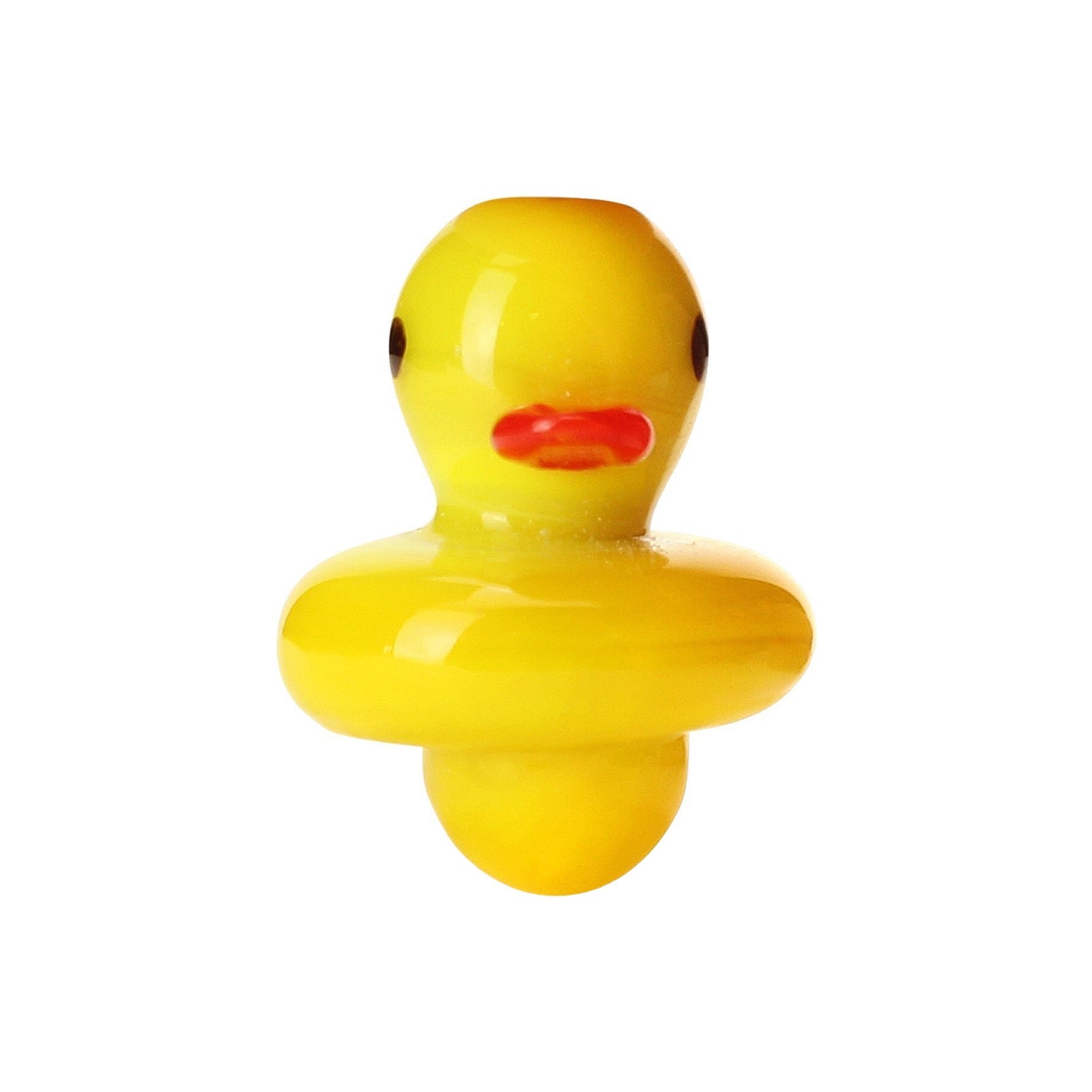 Yellow Duck Themed Glass Carb Cap 🐥 