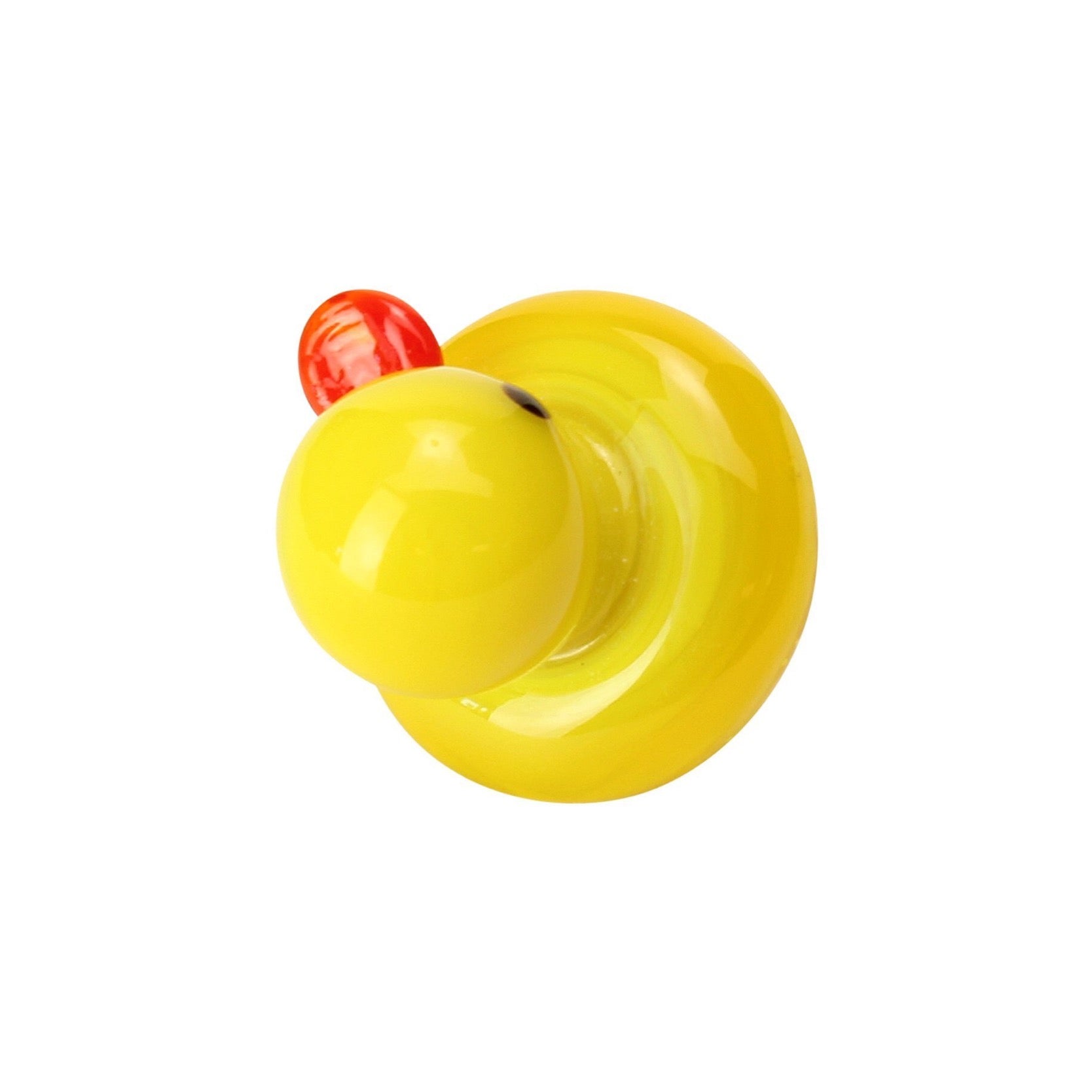 Yellow Duck Themed Glass Carb Cap 🐥 