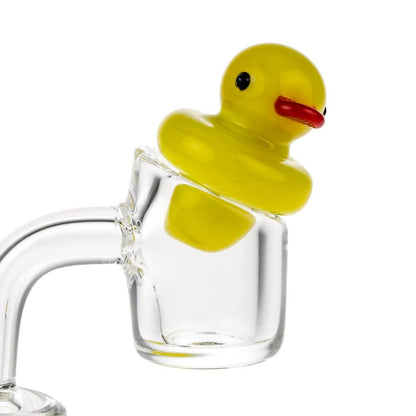Yellow Duck Themed Glass Carb Cap 🐥 